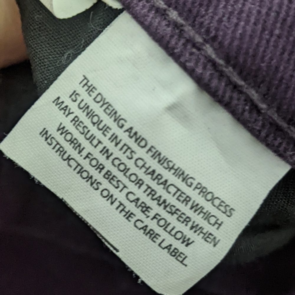 Women's Gloria Vanderbilt Dark Purple Denim Jeans - Picture 10 of 10